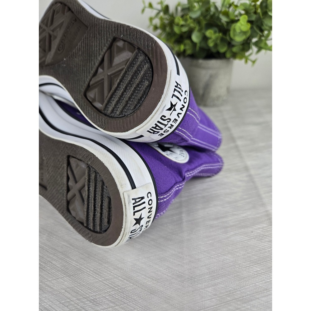 Converse Chuck Taylor All Star Purple High Top Sneakers Womens 7 Mens 5 - Picture 11 of 12